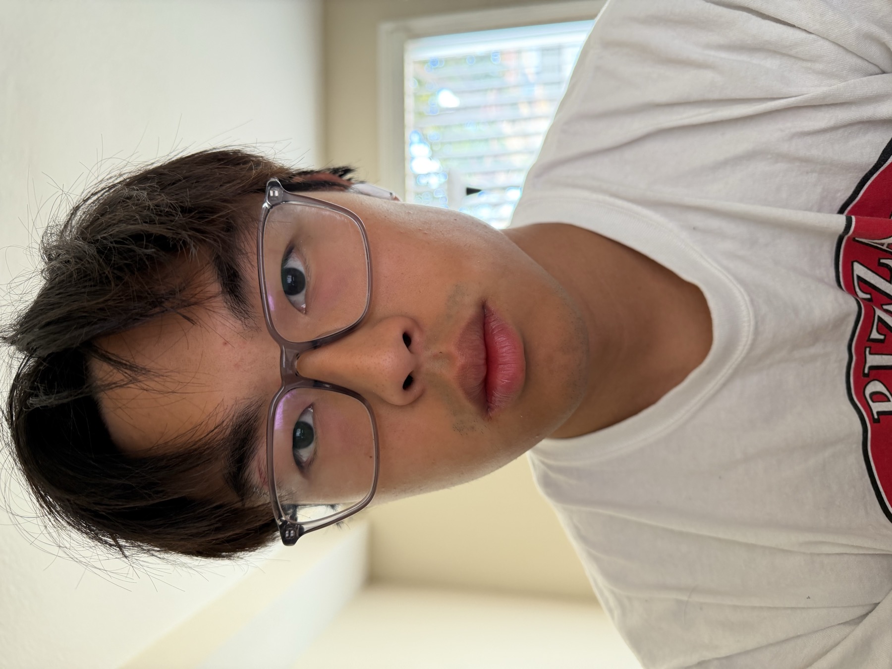 Close-range portrait photographed with the 1× lens