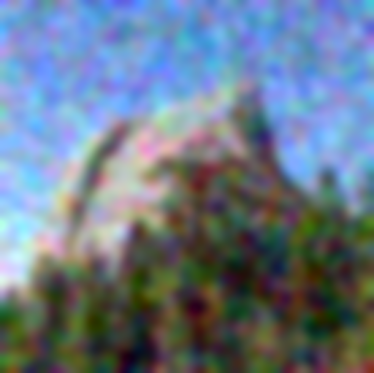 Gaussian blur · σ = 8 · t = 0.25
